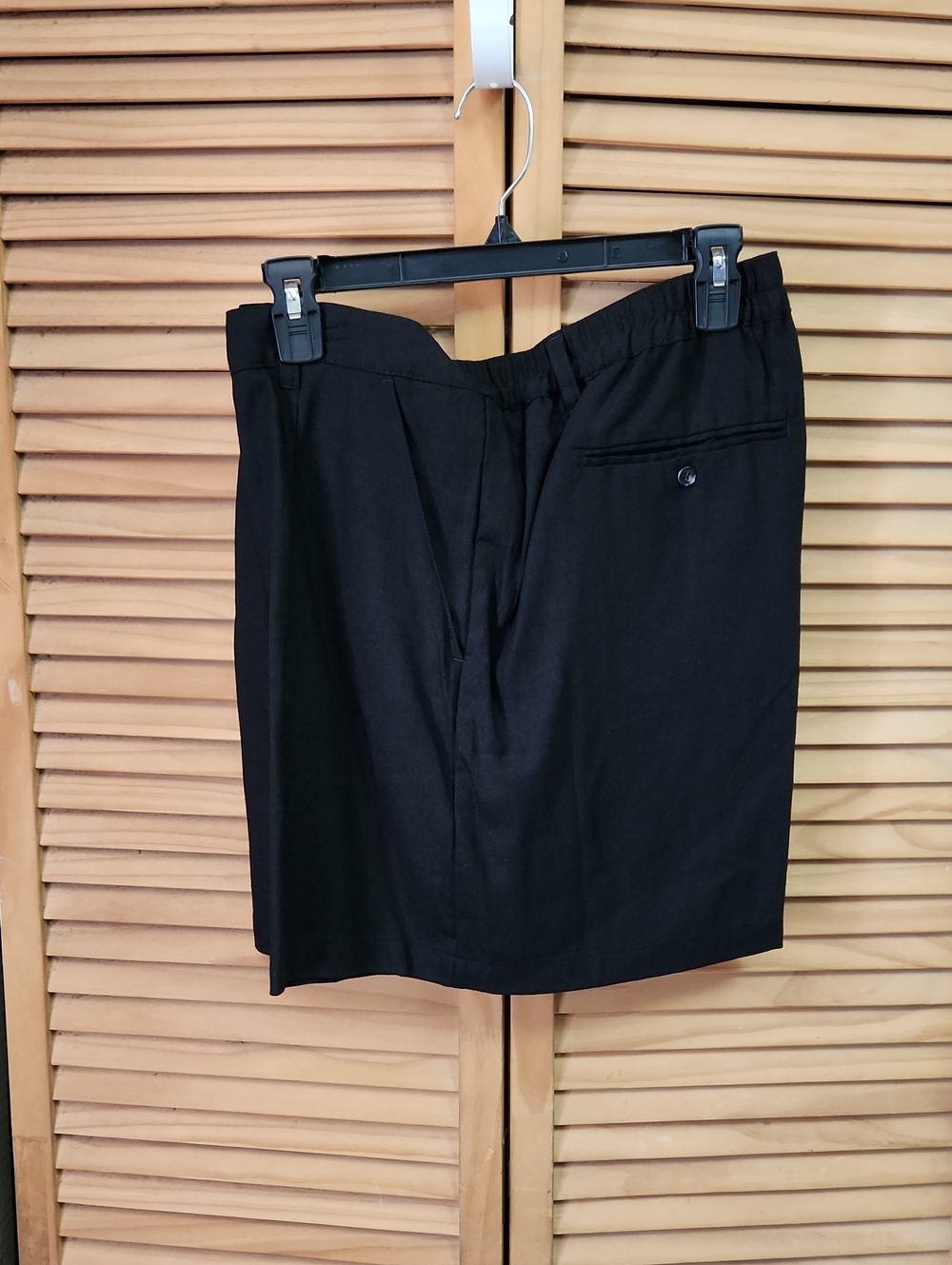 Time and Tru Black Flat-Front Women's Shorts